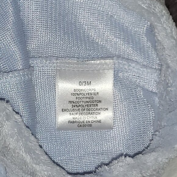 ❄️ 0-3m | Fuzzy Footie Pants - Picture 5 of 5